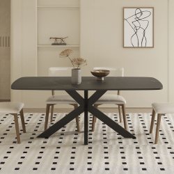 Table Apollo noire 180cm