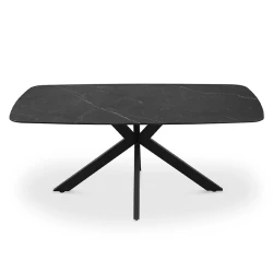 Table Apollo noire 180cm