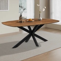 Pack table Isabella spider mangolia + 6 chaises Emma