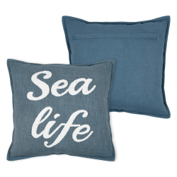 Coussin Arcachon cobalt