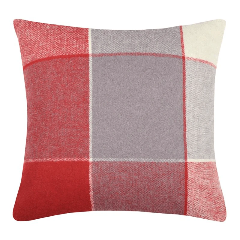 Coussin courchevel rouge