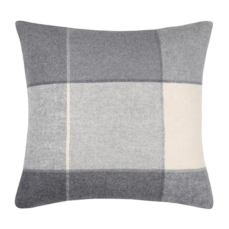 Coussin Courchevel gris