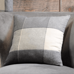 Coussin Courchevel gris