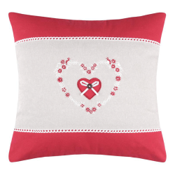 Coussin Pauline rouge