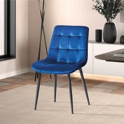 Chaise Juta bleu