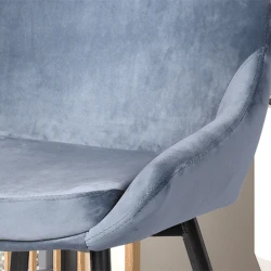 Chaise Mirano bleu