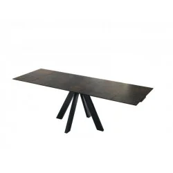 Table céramique ROSSY pieds X