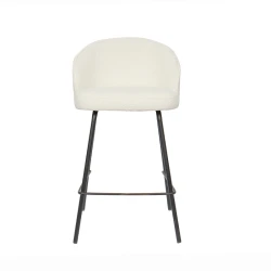 Tabouret June blanc