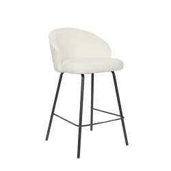 Tabouret June blanc