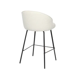 Tabouret June blanc