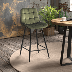 Tabouret Juta vert