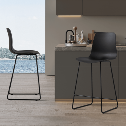 Tabouret Marie noir