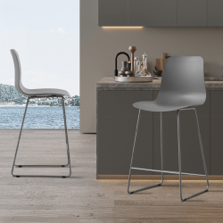 Tabouret Marie gris