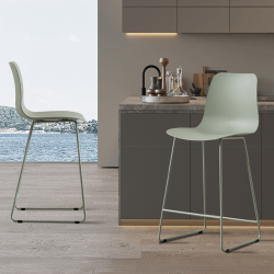 Tabouret Marie gris vert