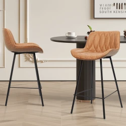 Tabouret Nova cognac