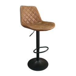 Tabouret Madrid cognac