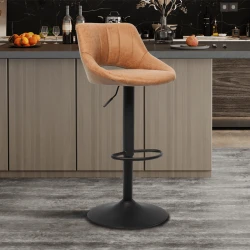 Tabouret Bella cognac