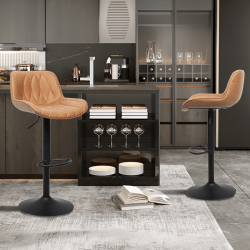 Tabouret Lola cognac