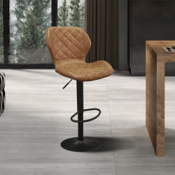 Tabouret Malaga cognac