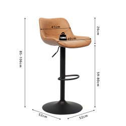 Tabouret Tilda cognac