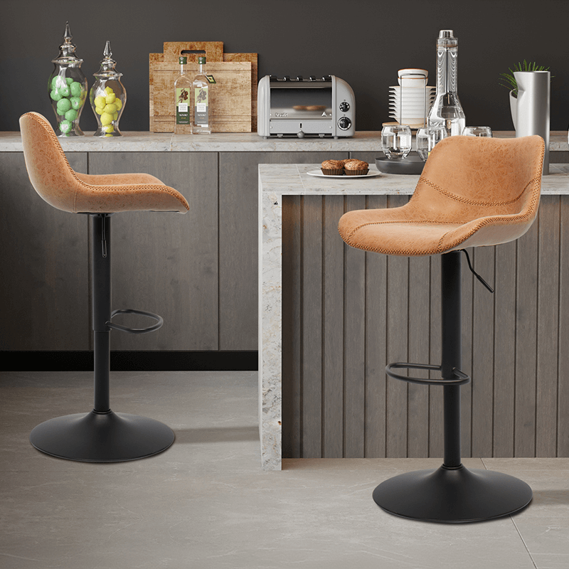 Tabouret Tilda cognac