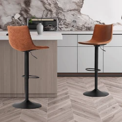 Tabouret Trevi cognac