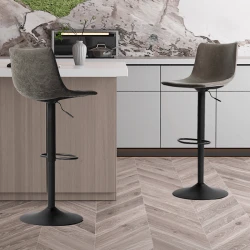 Tabouret Trevi gris