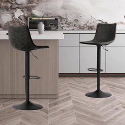 Tabouret Trevi noir