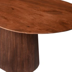 Table Miguel brun clair 200