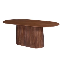 Table Miguel brun clair 200