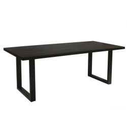 Table Nicola 180cm mangolia noir