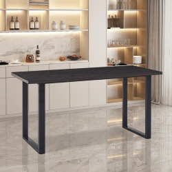 Table de comptoir Alexander 180cm brun foncé