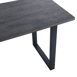 Table de comptoir Alexander 180cm brun foncé