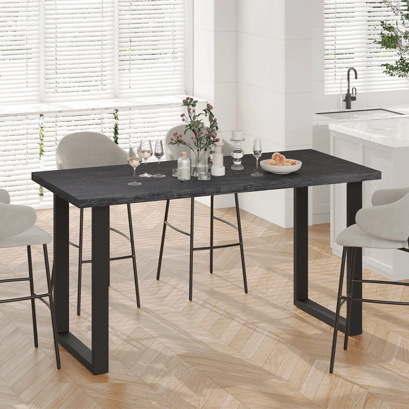 Table de comptoir Alexander 180cm brun foncé