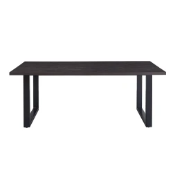 Table Alexander 200cm brun foncé