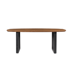 Table Isabella ovale pied U 200cm mangolia