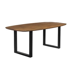 Table Isabella ovale pied U 200cm mangolia