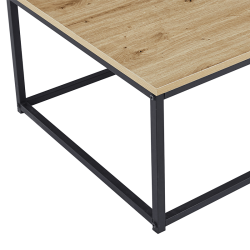 Table basse Dallas chene vieilli