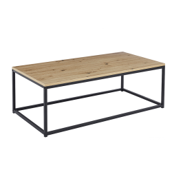 Table basse Dallas chene vieilli