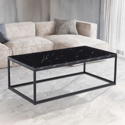 Table basse Dallas marbre noir