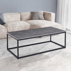 Table basse Dallas pierre gris