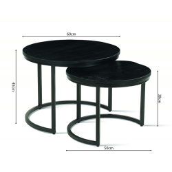 Table basse Goja mangolia noir