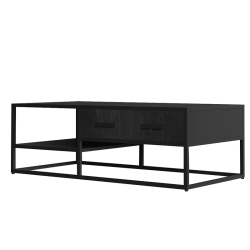Table basse Madeira 120cm mangolia noir