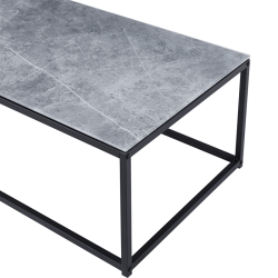 Table basse Tampa gris pierre