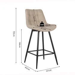 Tabouret Ariba beige