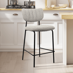 Tabouret Antura gris clair