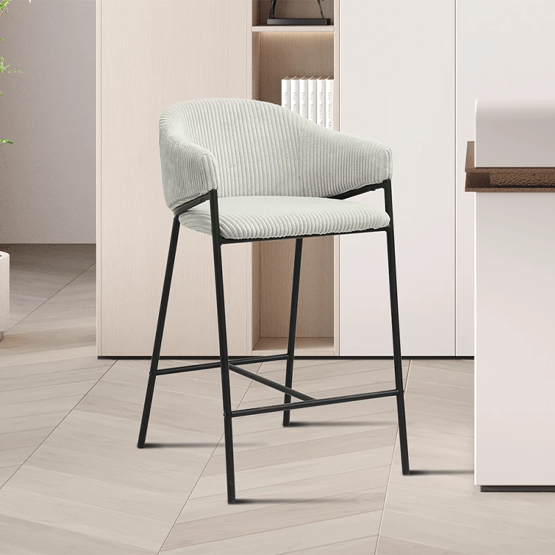 Tabouret Hugo gris clair