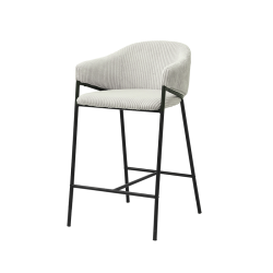 Tabouret Hugo gris clair