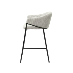 Tabouret Hugo gris clair