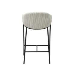 Tabouret Hugo gris clair